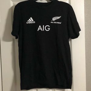 Men’s adidas rugby all blacks home tee